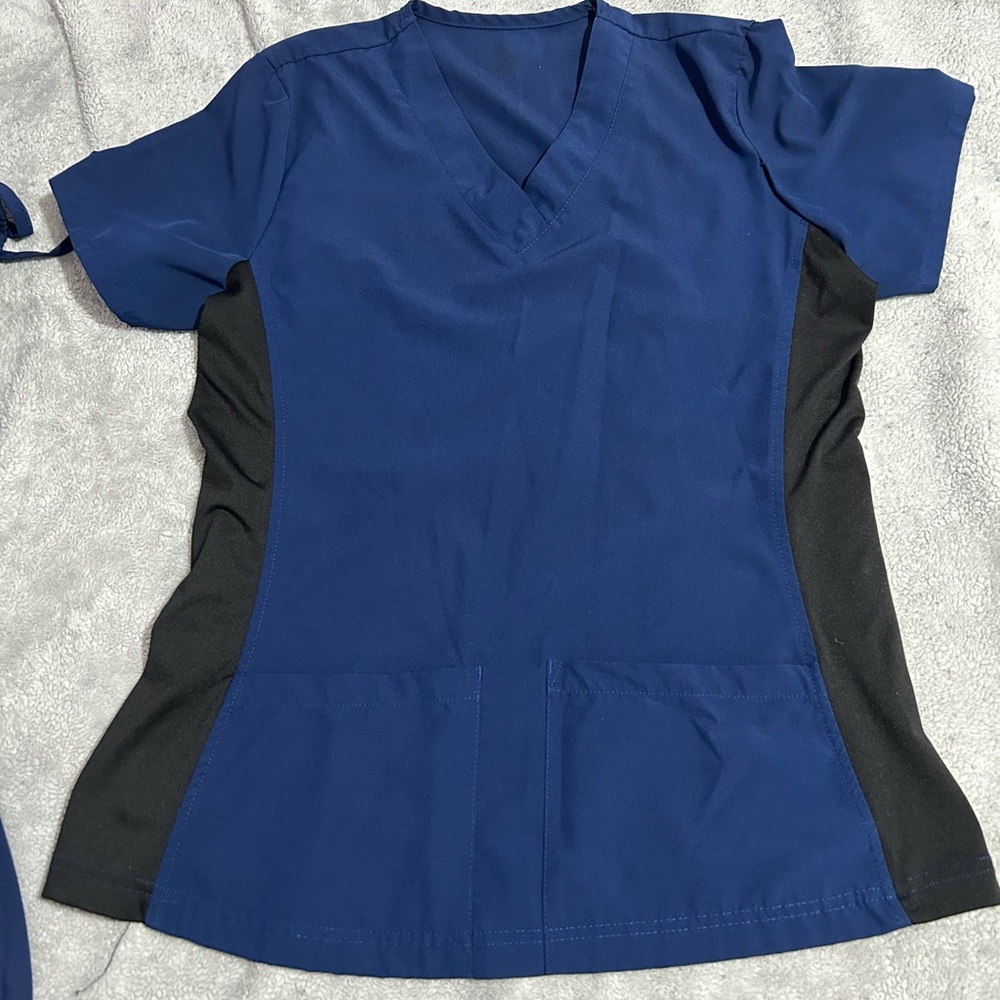 Blue scrub set